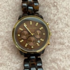 Michael Kors Tortoise Watch
